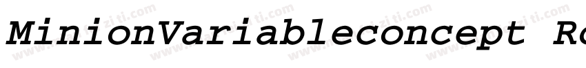 MinionVariableconcept Roman GBpc EU字体转换